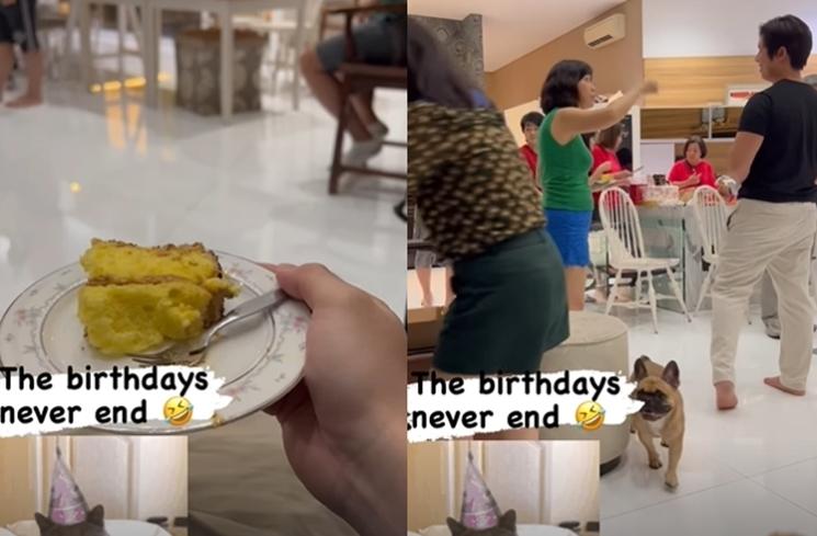 Momen Ulang Tahun Veronica Tan (Instagram/@nachoseann)