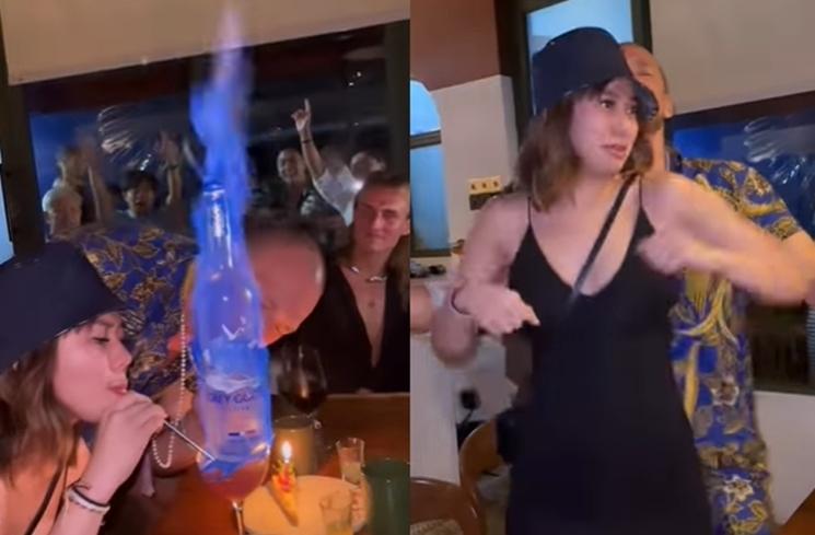 Potret Aksi Nyeleneh Denise Cariesta (Instagram/@denisechariesta91)