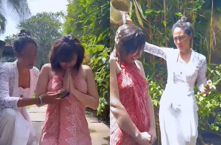 Potret Aksi Nyeleneh Denise Cariesta (Instagram/@denisechariesta91)