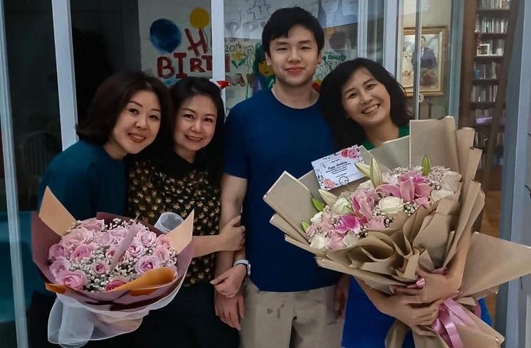 Momen Ulang Tahun Veronica Tan (Instagram/@nachoseann)