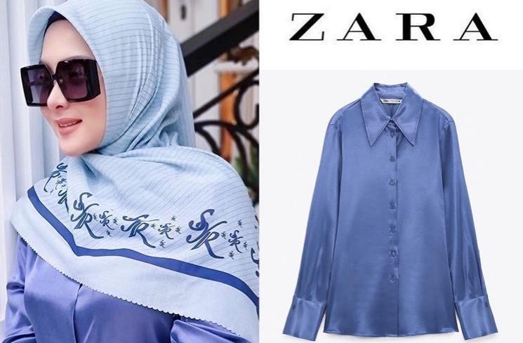 Outfit Syahrini Harganya Nggak Sampai Sejuta (Instagram/@fashionsyahrini2)