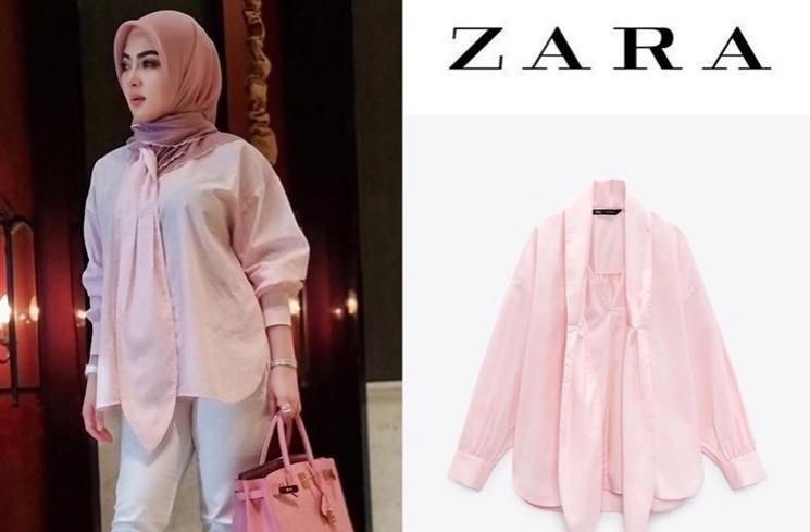 Outfit Syahrini Harganya Nggak Sampai Sejuta (Instagram/@fashionsyahrini2)