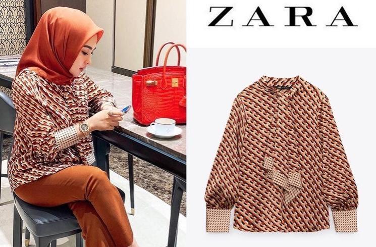 Outfit Syahrini Harganya Nggak Sampai Sejuta (Instagram/@fashionsyahrini2)