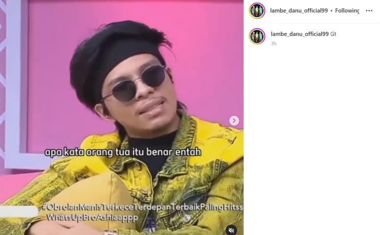 Atta Halilintar tentang restu orang tua (Instagram/lambe_danu_official99)