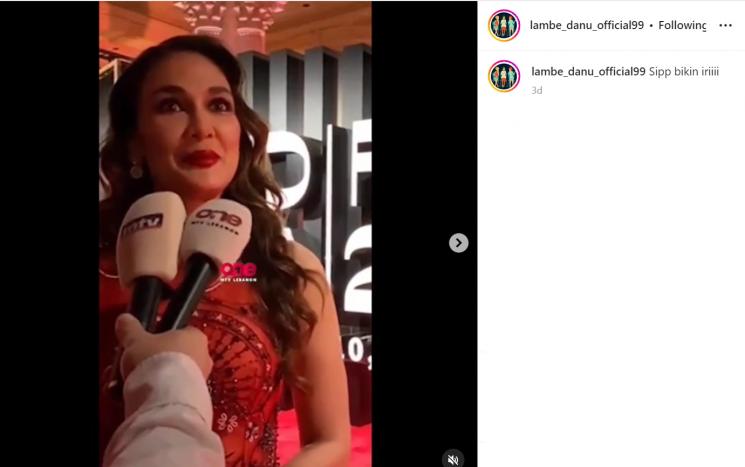 Luna Maya hadiri festival film di luar negeri (Instagram/lambe_danu_official99)