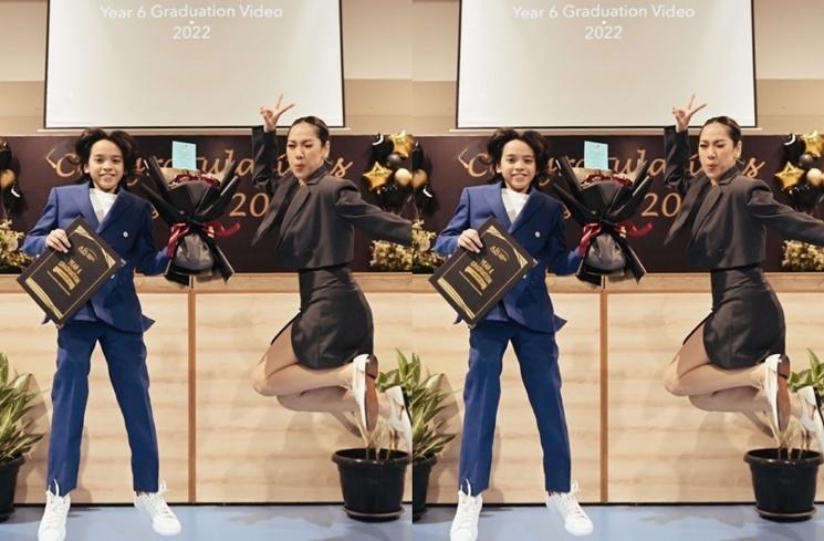 Momen Noah Sinclair Wisuda SD (instagram/@bclsinclair)