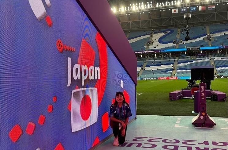 Potret Istri Hotman Paris Nonton Piala Dunia di Qatar (instagram/@hotmanparisofficial)