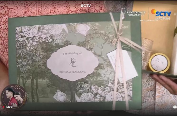 Isi Hampers untuk 54 Sahabat Erina dan Putri Indonesia. (Tangkapan layar Vidio.com/SCTV)