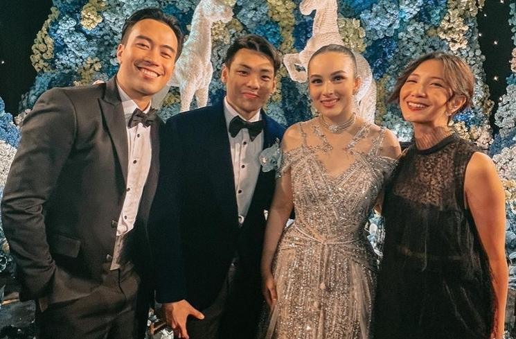 Gaya Artis di Nikahan Chelsea Islan (instagram/@vidialdiano)