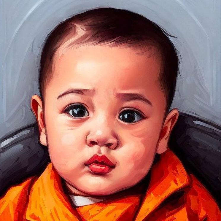 Potret avatar AI anak artis. (Instagram/@raffinagita1717)