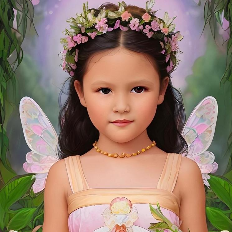 Potret avatar AI anak artis. (Instagram/@mrssharena)