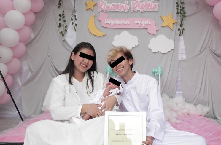 viral ibu muda 17 tahun (Instagram)