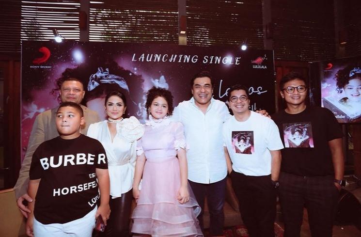 Amora Lemos Launching Lagu. (Instagram/@krisdayantilemos)