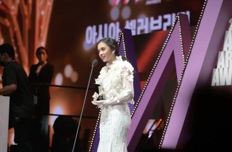 Potret Lyodra di Asia Artist Awards (instagram/@lyodraofficial)