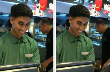 Bikin Geger, Pria yang Jadi Kasir McDonalds Ini Disebut Mirip Achraf Hakimi: Jadi Langsung Alih Profesi Gagal Pildun?