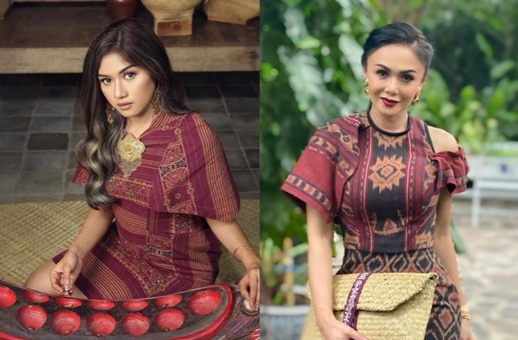 Adu Gaya Erina Gudono dan Yuni Shara (Instagram/@erinagudono/@yunishara36)