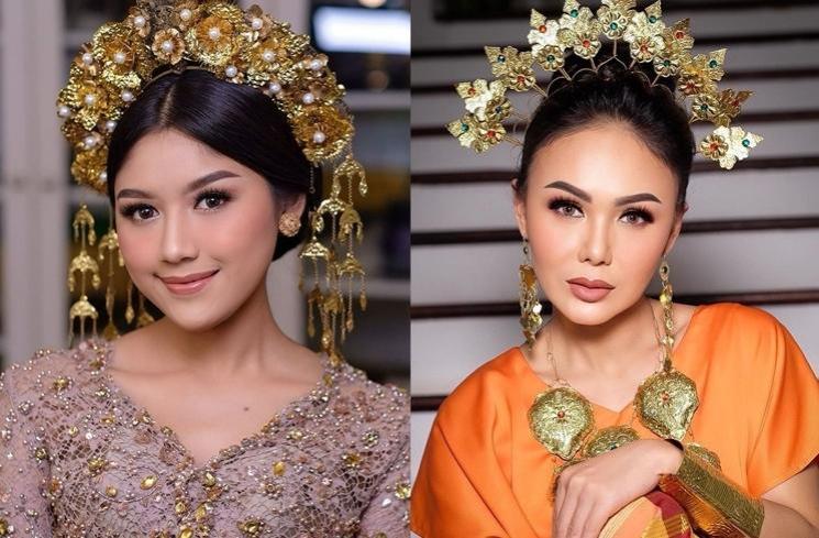 Adu Gaya Erina Gudono dan Yuni Shara (Instagram/@erinagudono/@yunishara36)