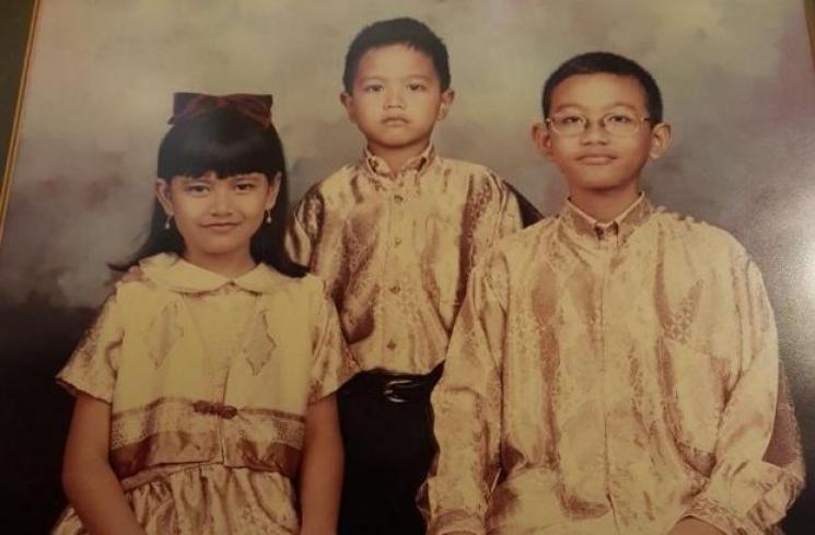 Potret Kaesang Jaman Bocil. (Twitter/@wahyu2716_)