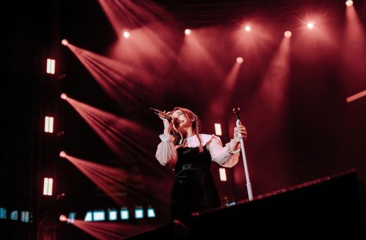 Tiara Andini di Teladan Music Festival 2022 (Instagram/@teladanmusicfest)
