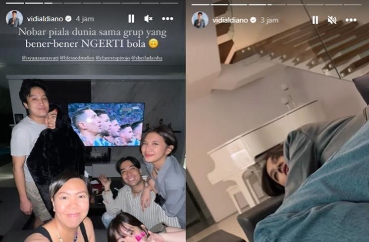 Artis Nobar Final Piala Dunia 2022 (Instagram/vidialdiano)