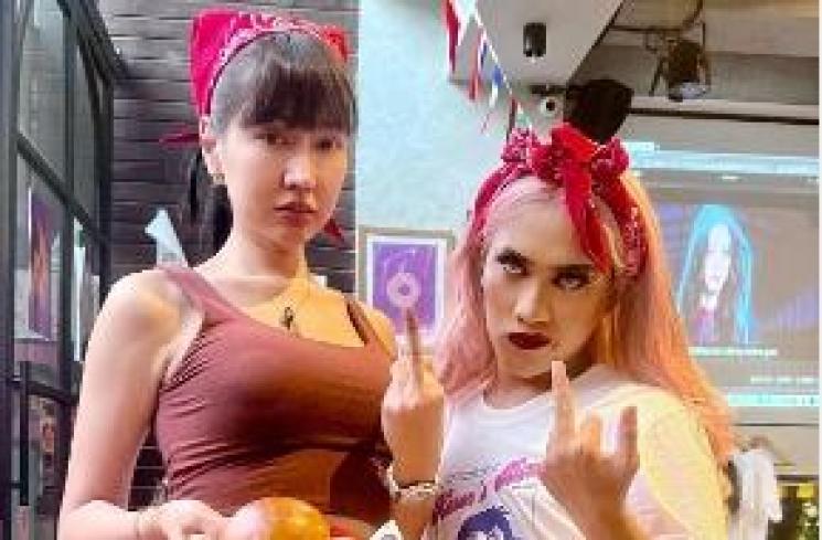 Lucinta Luna Jadi Pegawai Karen's Diner. (Instagram/lucintaluna_manjalita)