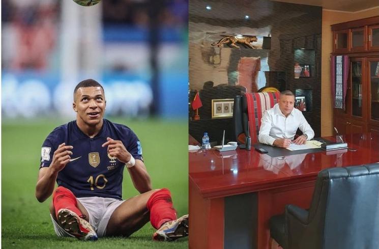 Adu Gaya Raul Lemos dan Kylian Mbappe. (Instagram/raullemos06/k.mbappe)