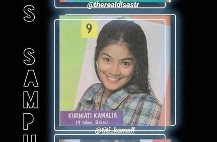 Potret Pesinetron saat SMP(Instagram/@titi_kamall)