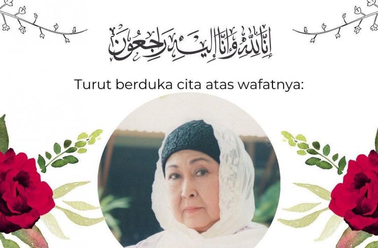 Artis Aminah Cendrakasih meninggal dunia. [Instagram] 
