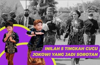 Nahyan Pecicilan Pakai Kutang, Ini 5 Tingkah Cucu Jokowi yang Jadi Sorotan