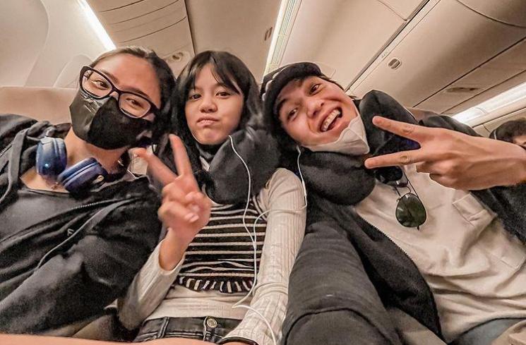 Momen Liburan Mulan Jameela dan Anak ke Amerika Serikat. (Instagram/elelrumi)