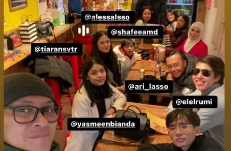 Momen Liburan Mulan Jameela dan Anak ke Amerika Serikat. (Instagram/andra_photo)