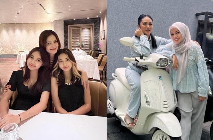 Potret Cut Tari dan KD Dulu hingga Kini (Instagram/@cuttaryofficial/@krisdayantilemos)