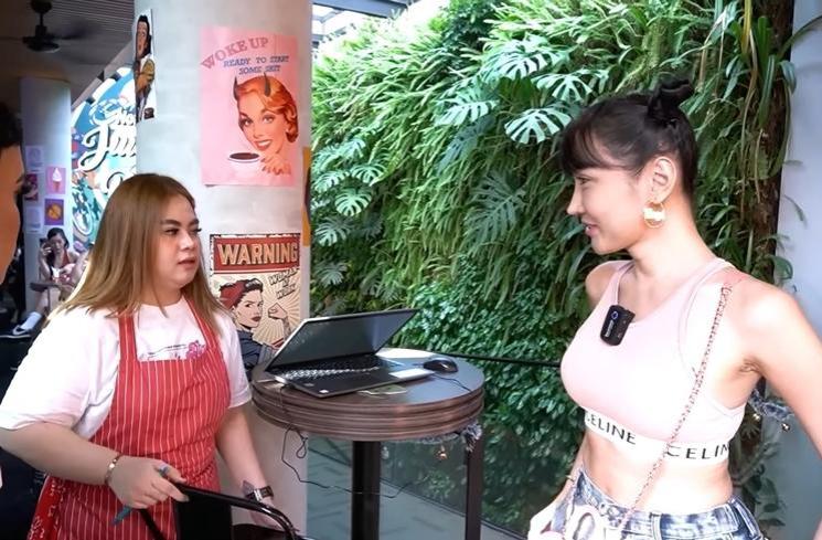 Momen Lucinta Luna di Karen's Diner (YouTube Lucinta Luna TV)