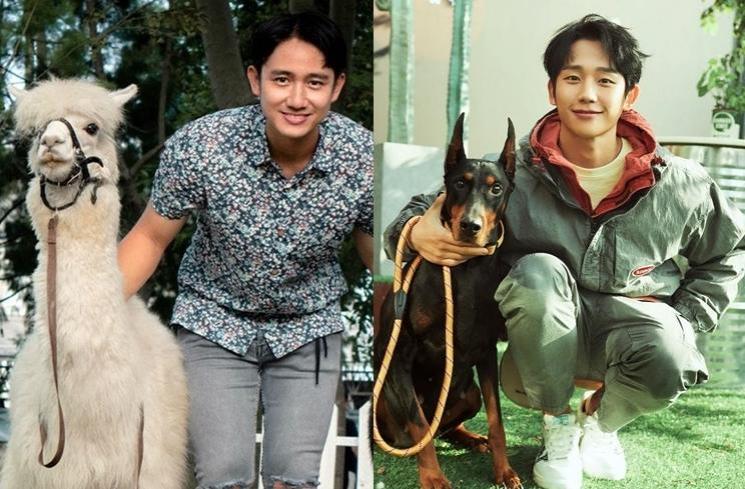 Adu gaya Kenny Austin dan Jung Hae In (Instagram/@kennyauztin/@holyhaein)