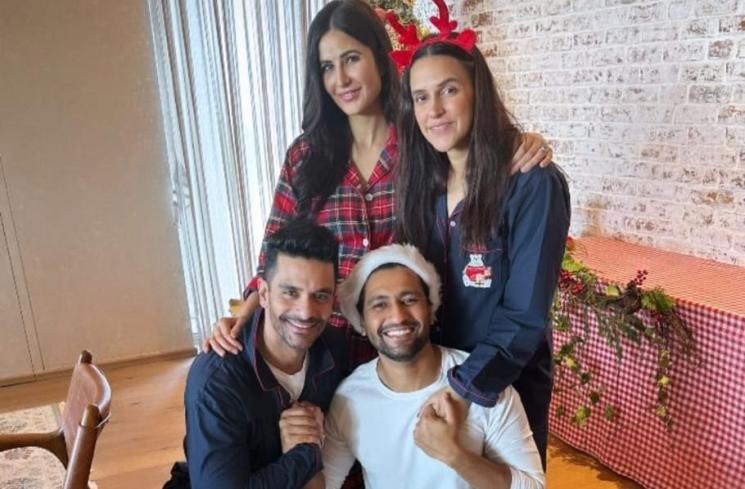 Momen Seleb Bollywood Rayakan Natal (Instagram/@nehadhupia)