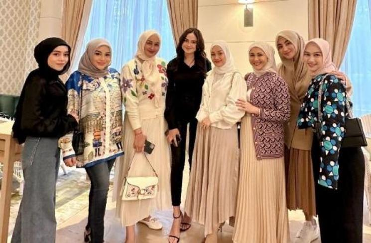 Momen Aurel Hermansyah Menang Arisan. (Instagram/melodylaksani92)
