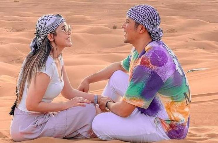 Artis Liburan di Dubai Tahun 2022. (Instagram/viavallen)