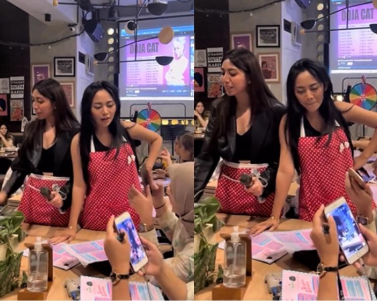 Momen Rachel Venya Magang di Karen’s Diner. (Instagram/rachelvennya)