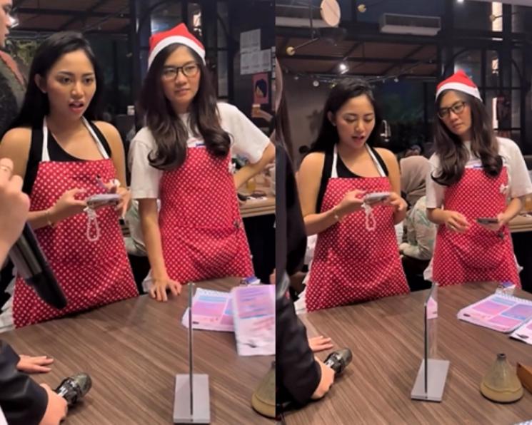 Momen Rachel Venya Magang di Karen’s Diner. (Instagram/rachelvennya)