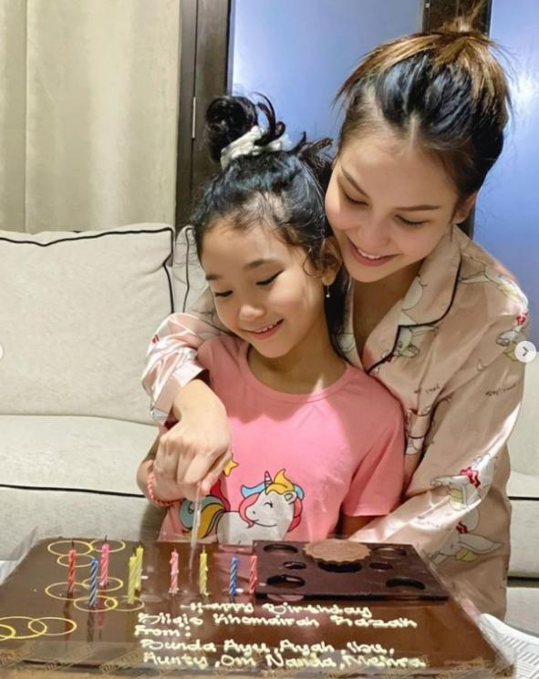 Potret ultah ke-9 Bilqis anak Ayu Ting Ting. (Instagram/@ayutingting92)