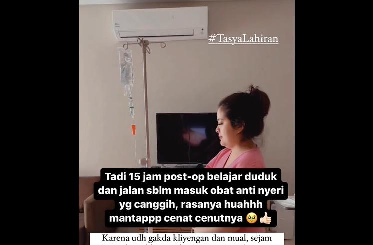 Potret Tasya Kamila Melahirkan Anak Kedua (Instagram/@tasyakamila)