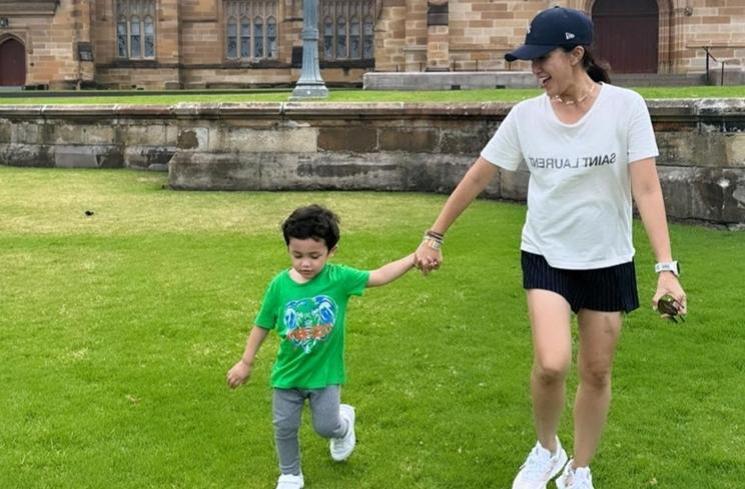 Potret Ussy Sulistiawaty Tampil Sporty Bareng Anak Bungsu (instagram/@ussypratama)