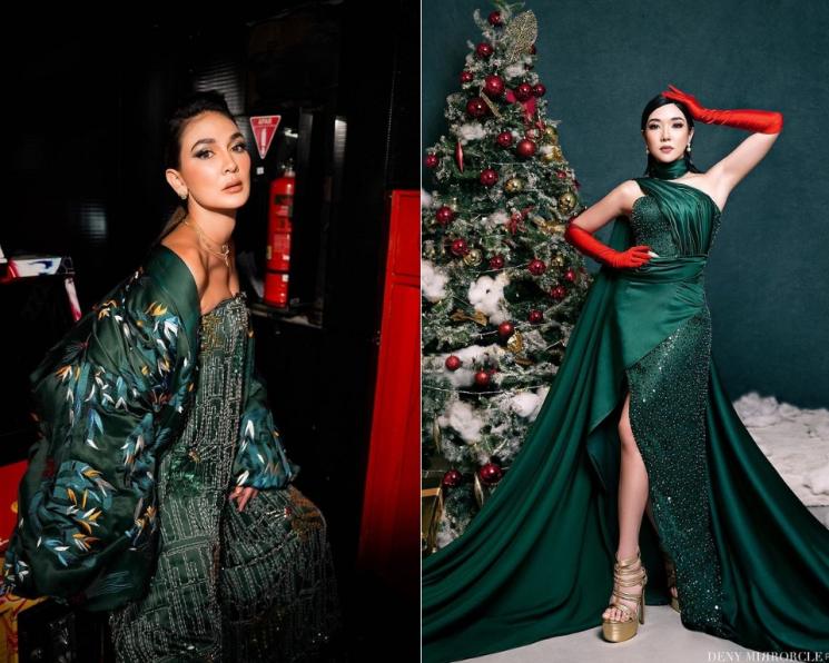 Adu Gaya Luna Maya Vs Gisella Anastasia. (Instagram/lunamaya dan gisel_la)