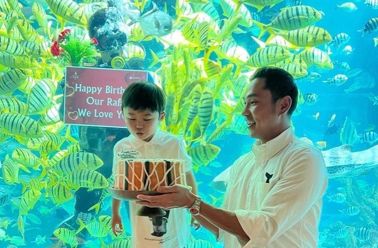 Momen Anak Sandra Dewi Belanja Cokelat (Instagram/@sandradewi88)