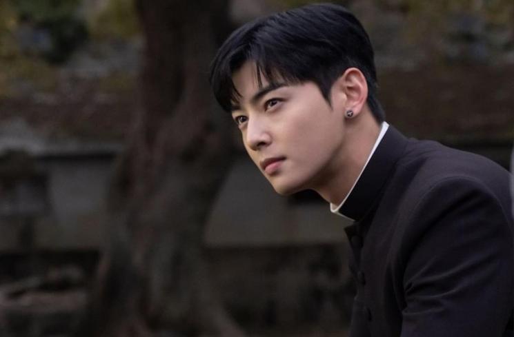 Potret Cha Eun Woo di Island (Instagram/@tving.official)