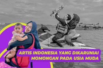Deretan Gaya Artis Muda Momong Anak, Ria Ricis Ajak Moana Naik Jetski