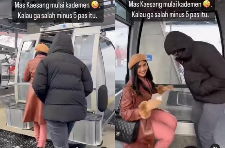 Potret Bulan Madu Kaesang dan Erina Gudono. (Instagram/kaesangerina)