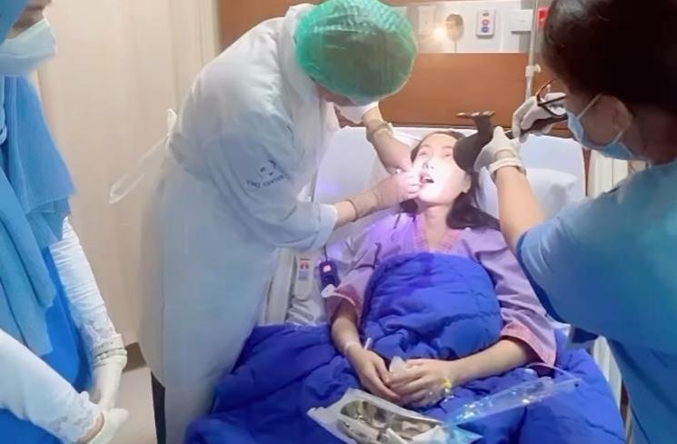 Potret Lucinta Luna Dirawat di RS (instagram/lucintaluna_manjalita)