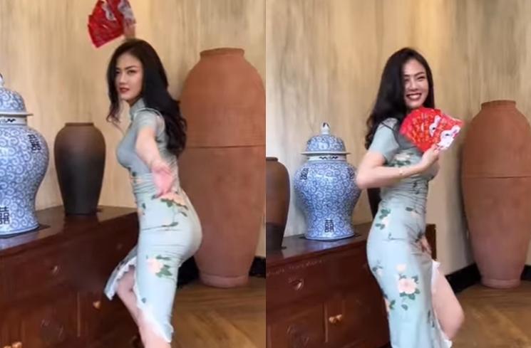Potret Nita Gunawan Pakai Dress Ketat (Instagram/@nitagunawan09)