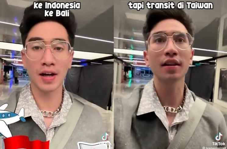 Potret Perjuangan Verrell Bramasta Pulang ke Indonesia (tiktok/bramastavrrrell)